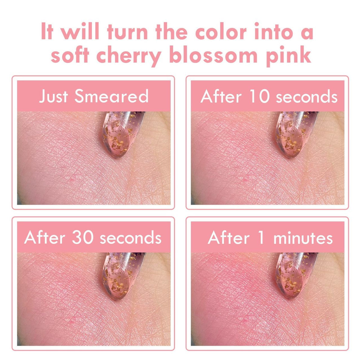 Hydrating Color-Changing Lip Gloss – Non-Sticky for Dry, Thinning Lips, Gluten-Free & Nut-Free