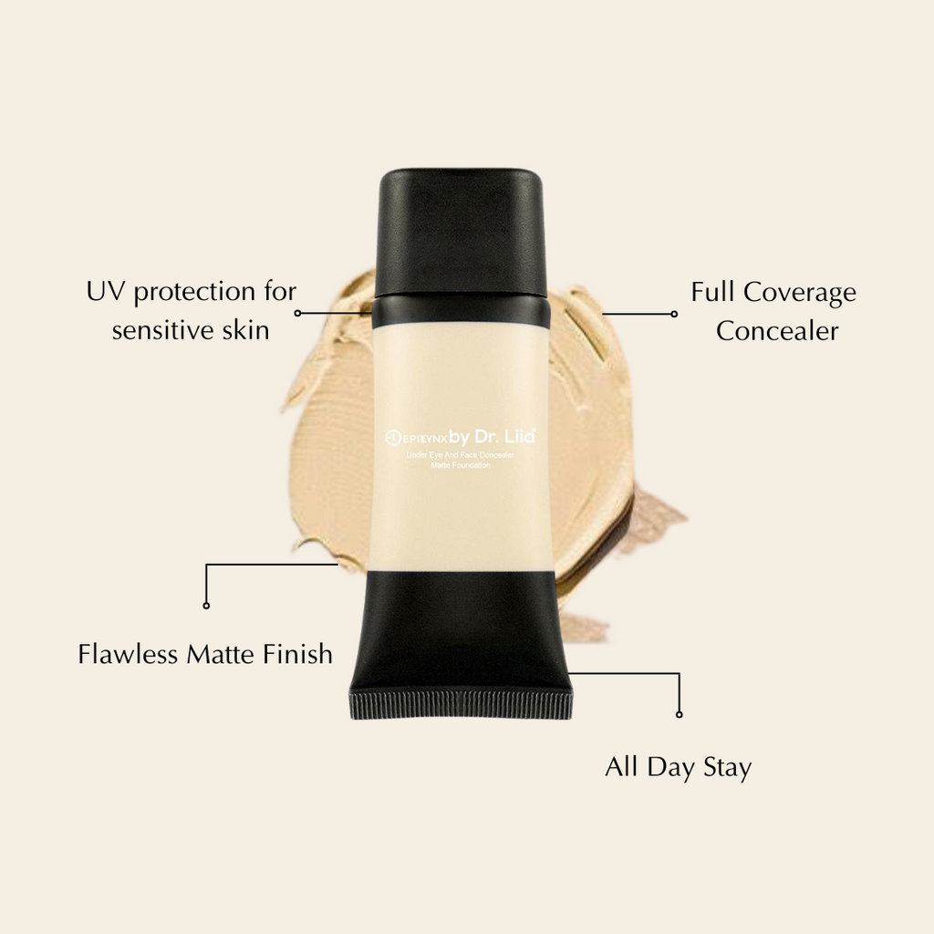 Foundation & Concealer Duo for Mature Skin – Mineral SPF, Won't Settle Into Lines