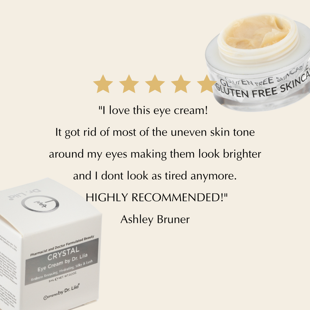 Brightening Eye Cream for Dark Circles – Firms Crepey Under-Eyes, Hypoallergenic