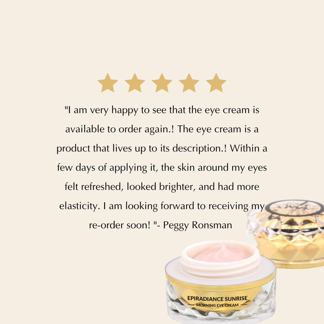 Sunrise Nourishing Eye Cream for Dry, Mature Eyes – Firming Overnight Care, Nut-Free