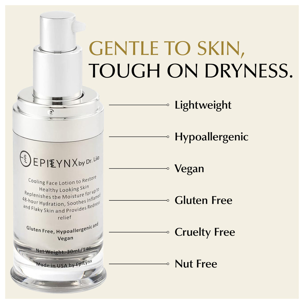 Calming Moisturizer for Reactive, Dry Skin After 40 – Barrier Repair, Gluten-Free & Fragrance-Free