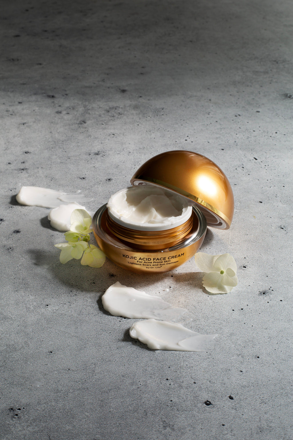 Kojic Acid Brightening Face Cream – Fades Dark Spots on Acne-Prone Sensitive Skin, Nut-Free