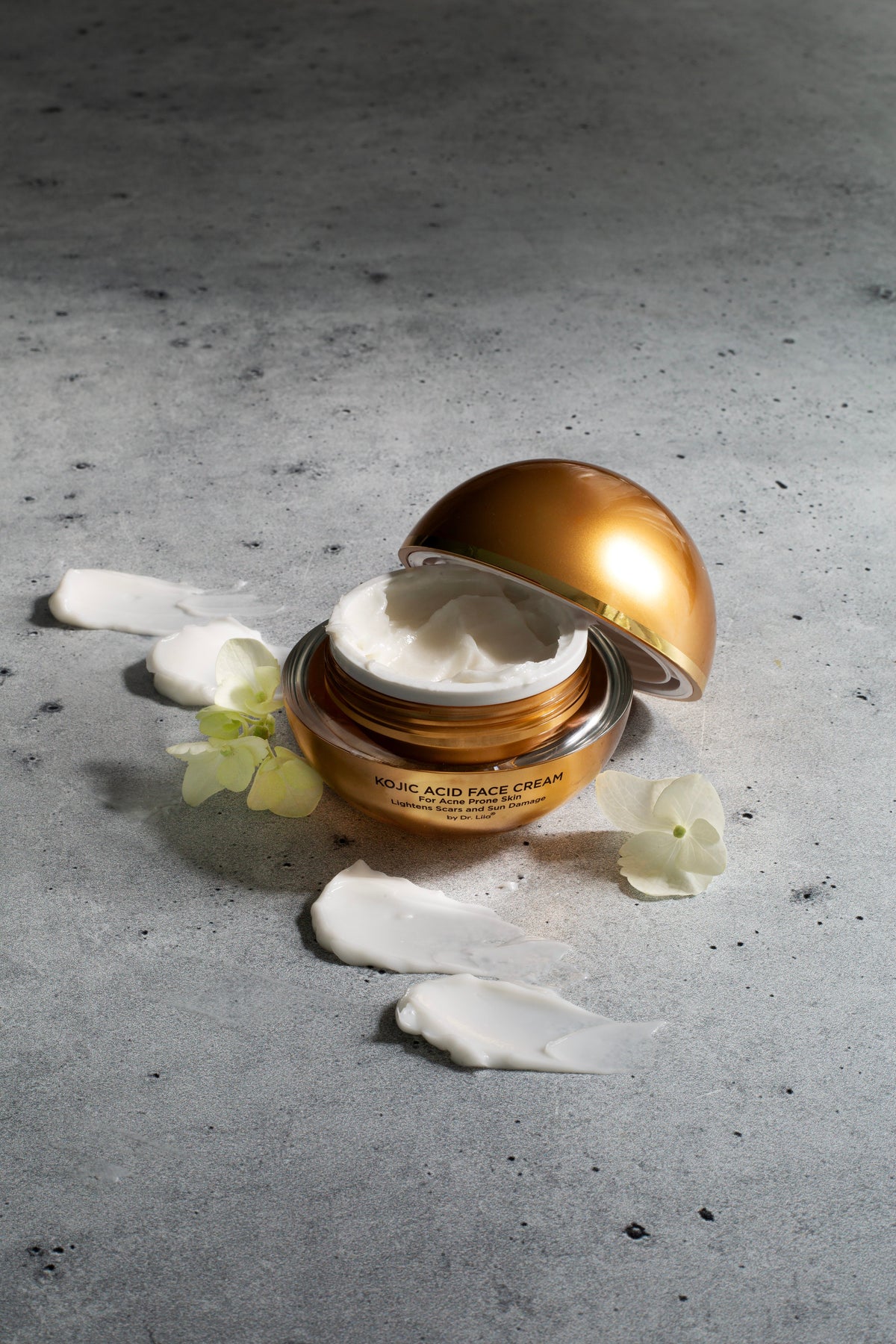 Kojic Acid Brightening Face Cream – Fades Dark Spots on Acne-Prone Sensitive Skin, Nut-Free