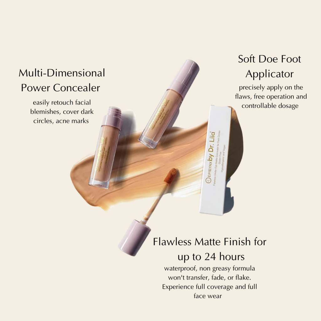SKIVARA Full-Coverage Concealer for Mature Skin – Won't Crease or Settle Into Lines, Hypoallergenic — product detail