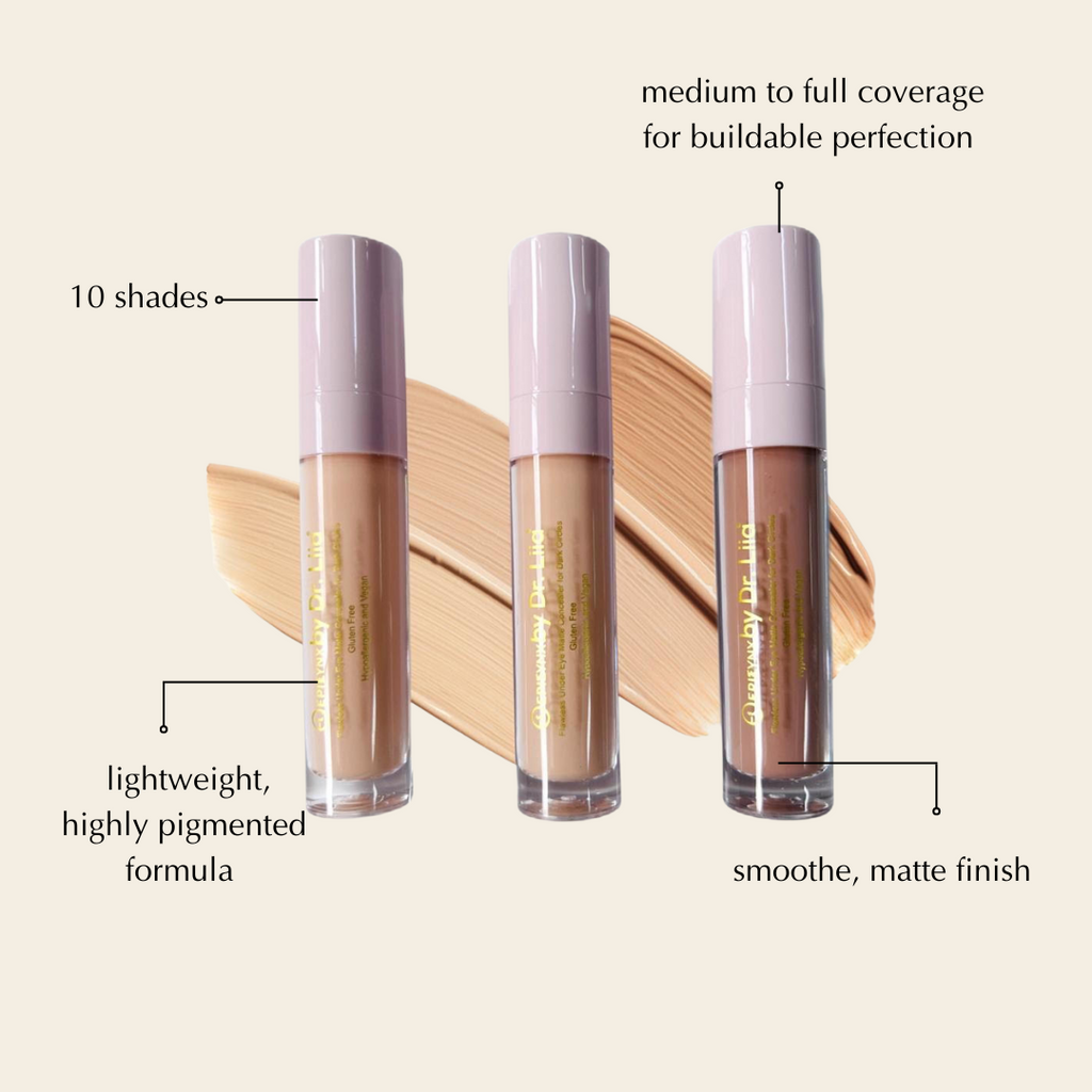 SKIVARA Full-Coverage Concealer for Mature Skin – Won't Crease or Settle Into Lines, Hypoallergenic — product detail