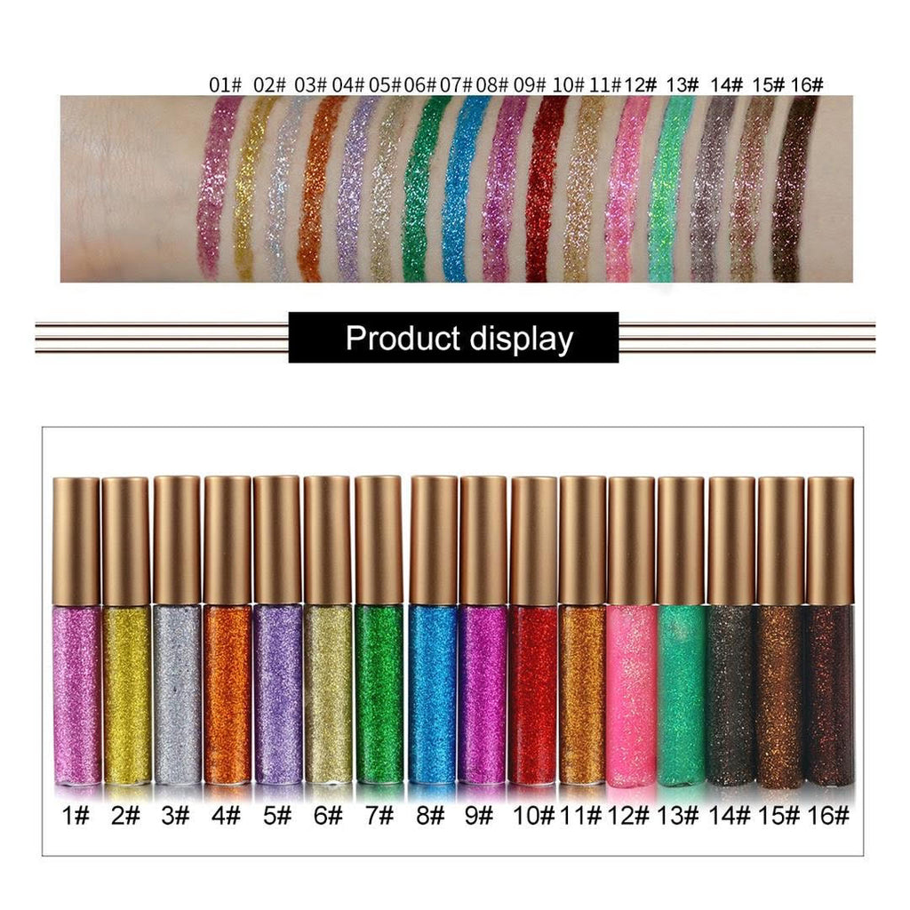 Glitter Eyeliner for Sensitive Eyes – Long-Wearing Shimmer That Won't Flake, Nut-Free