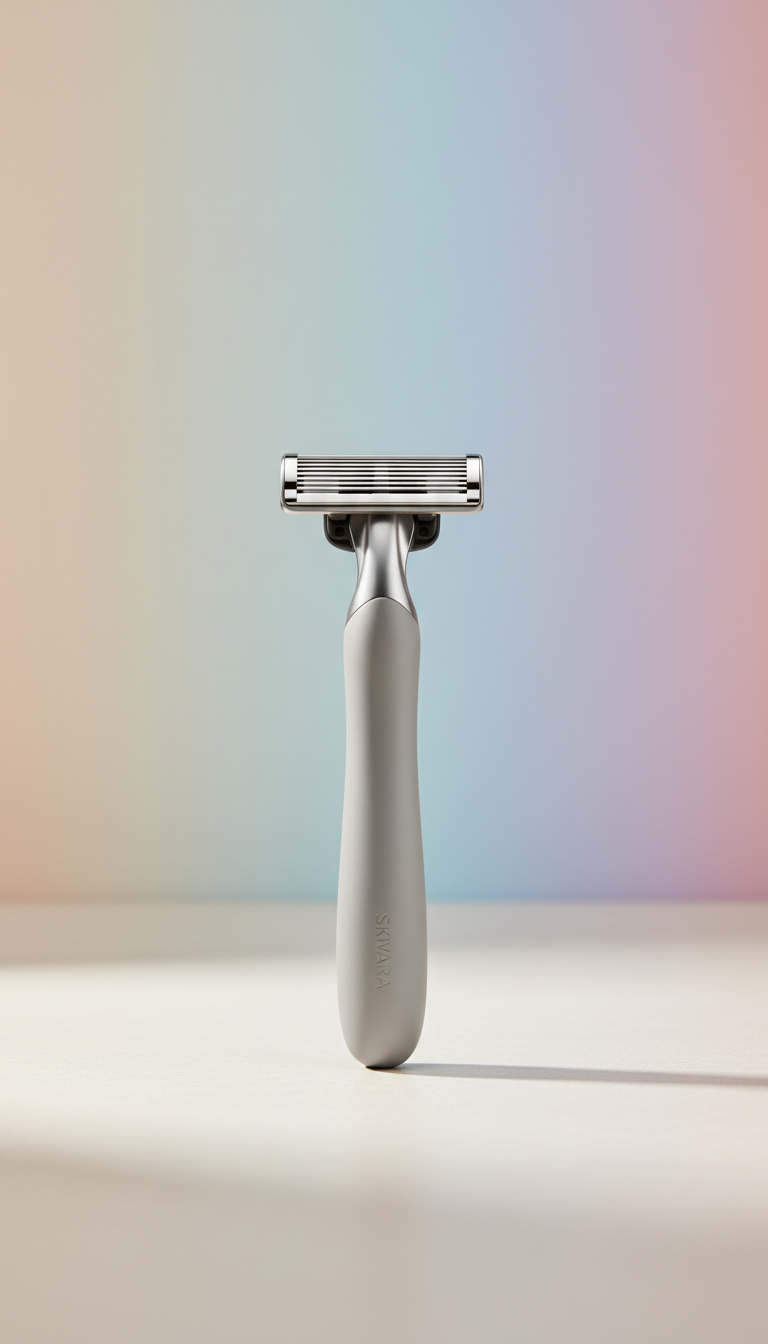 Ergonomic Grip Facial Razor