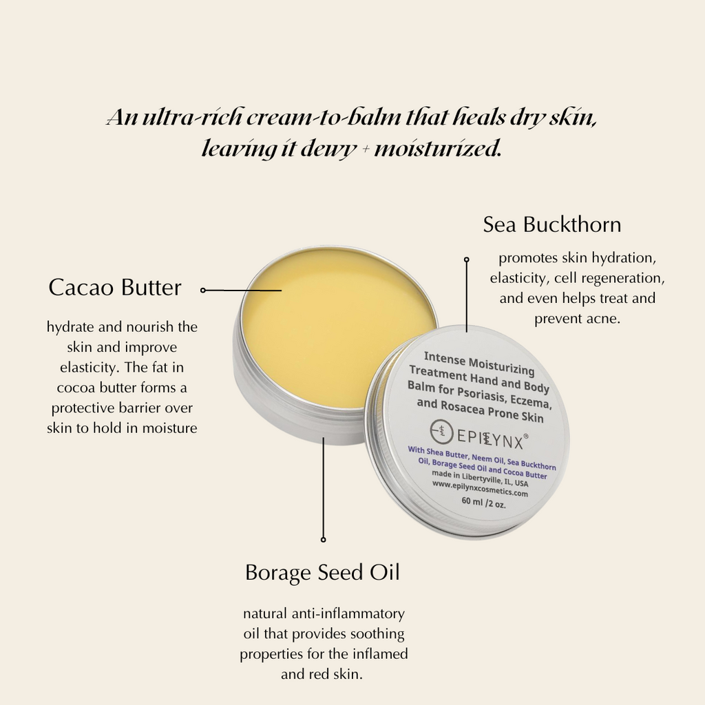 Ultra-Rich Body Balm for Very Dry, Sensitive Skin – Deep Overnight Hydration, Nut-Free