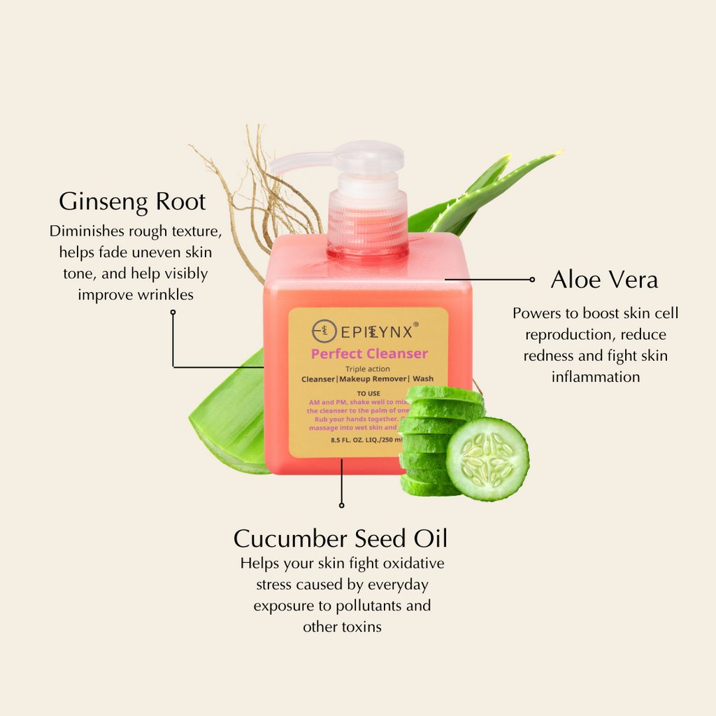 Hydrating Face Wash for Sensitive, Dry Skin – Non-Stripping with Aloe & Cucumber, Gluten-Free